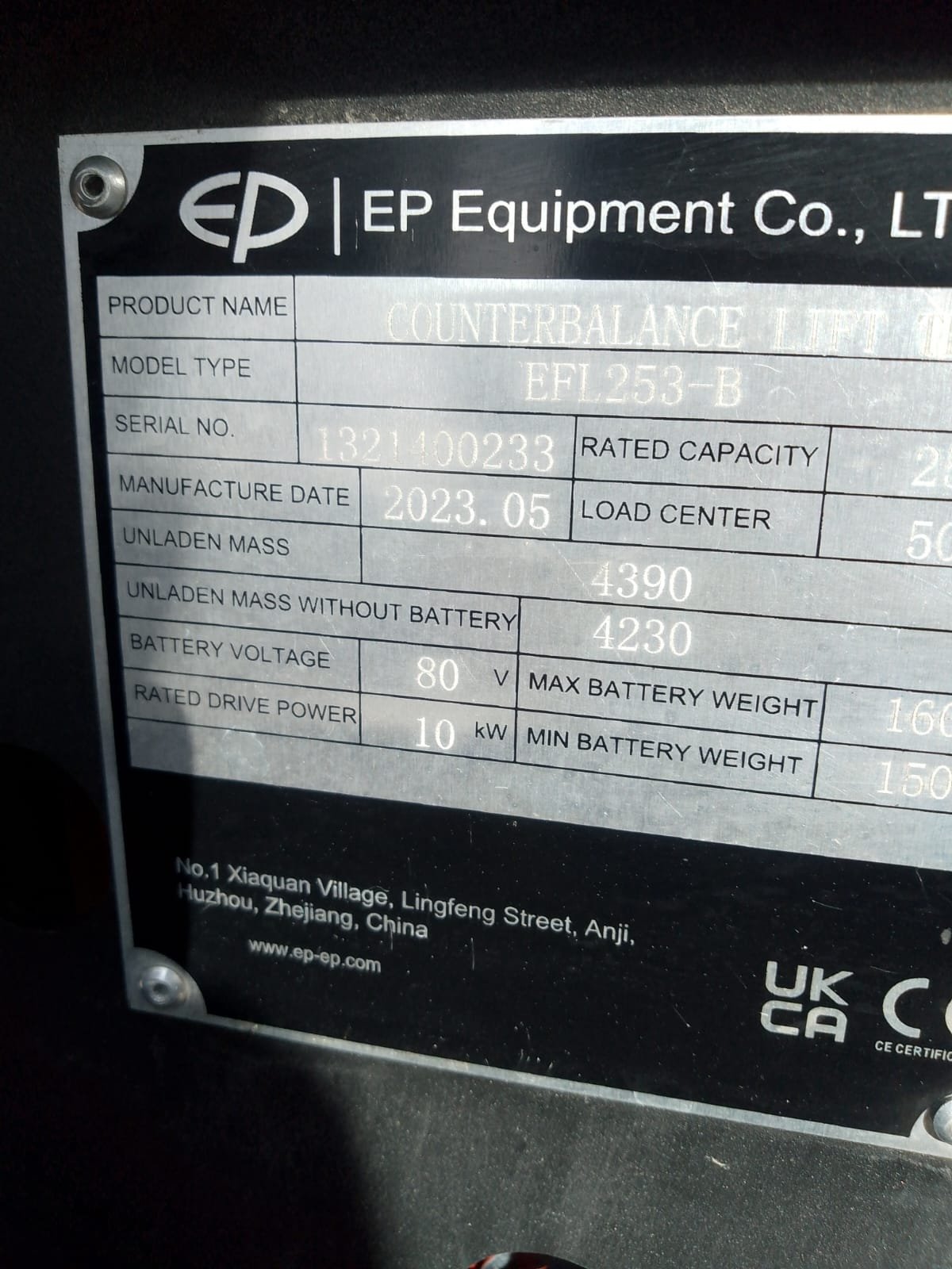 EP  EFL253-B